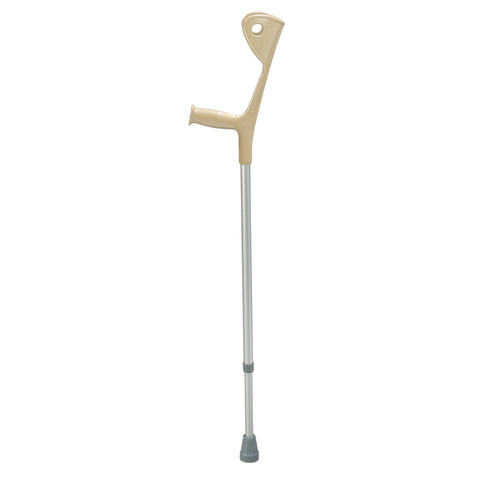 Euro Style Light Weight Walking Forearm Crutch, Silver, 1 Pair- Box
