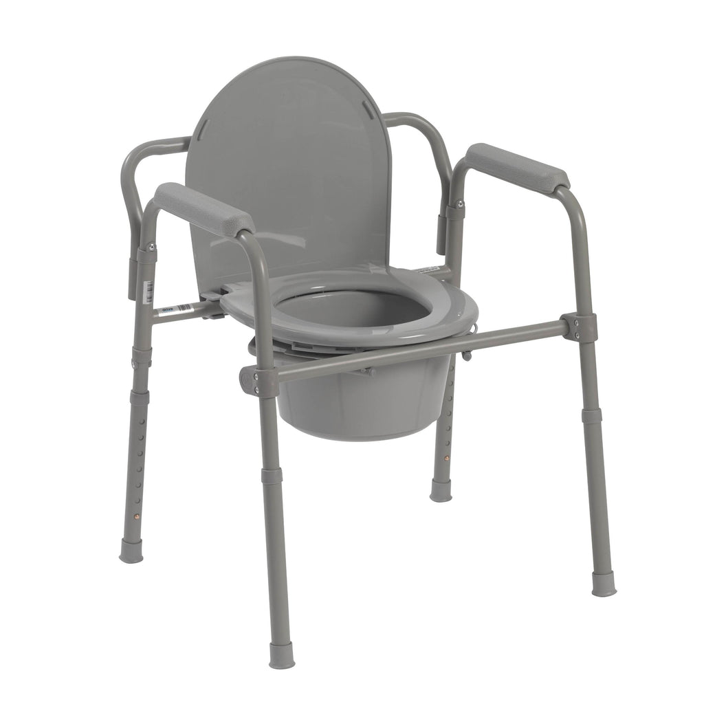 Steel Folding Bedside Commode- Case