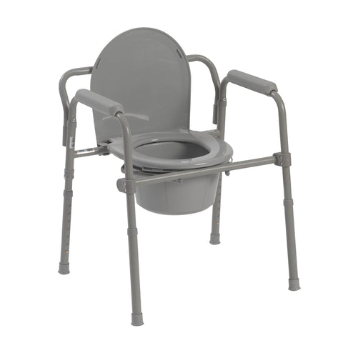 Steel Folding Bedside Commode- Case