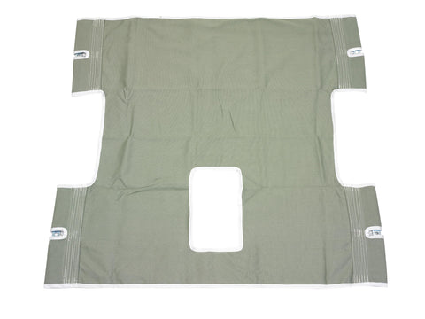 Bariatric Heavy Duty Canvas Sling with Commode Cutout- Box