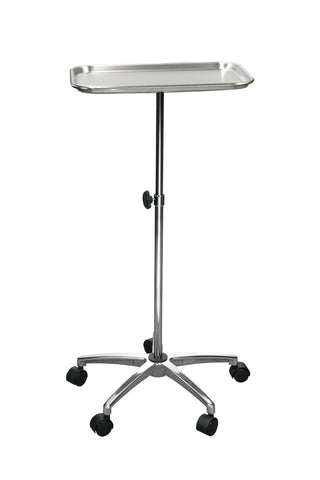 Mayo Instrument Stand with Mobile 5" Caster Base- Case
