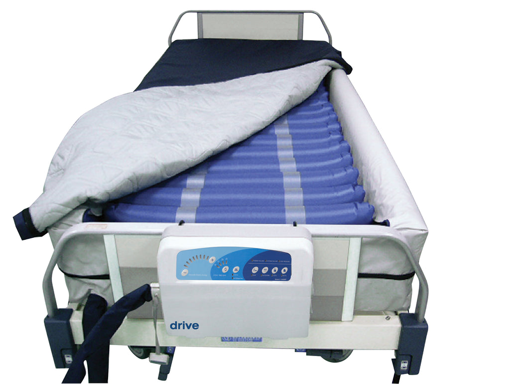 Med Aire Plus Defined Perimeter Low Air Loss Mattress Replacement System, with Low Pressure Alarm, 8"- Case