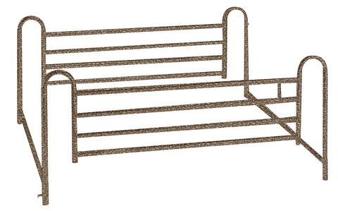Full Length Hospital Bed Side Rails, 1 Pair- Case