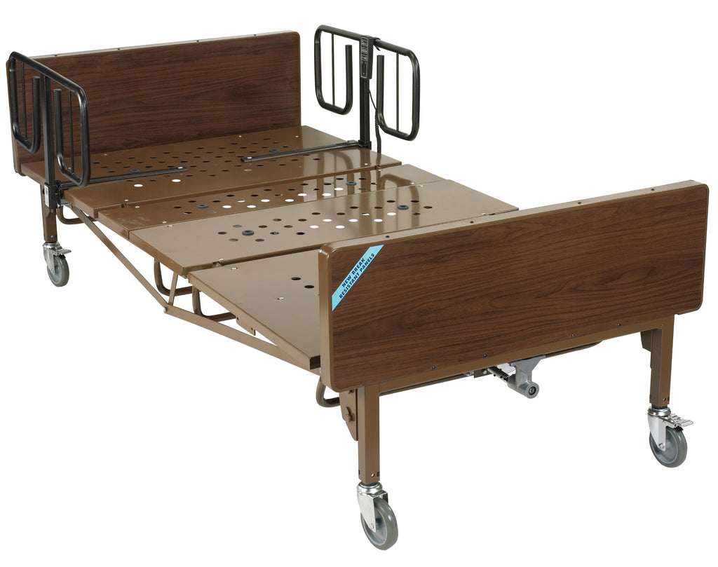Full Electric Heavy Duty Bariatric Hospital Bed, with 1 Set of T Rails- Case