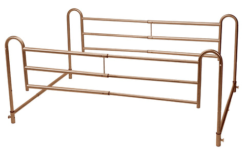Home Bed Style Adjustable Length Bed Rails, 1 Pair- Case
