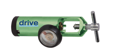 CGA 870 Oxygen Regulator 0-15 LPM Barb Outlet, Standard- each