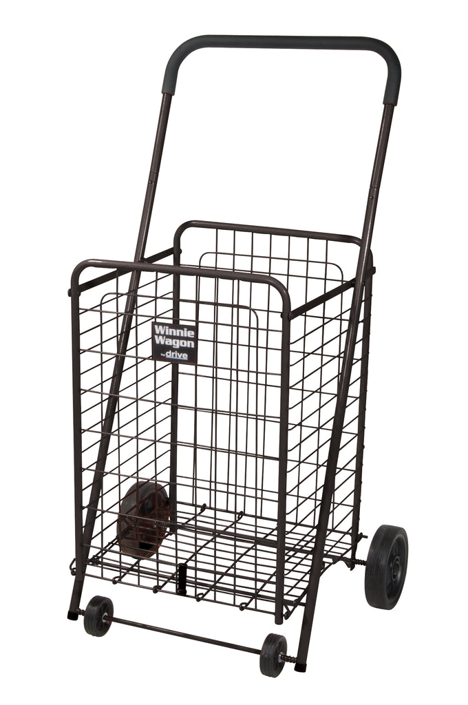 Winnie Wagon All Purpose Shopping Utility Cart, Black- Case