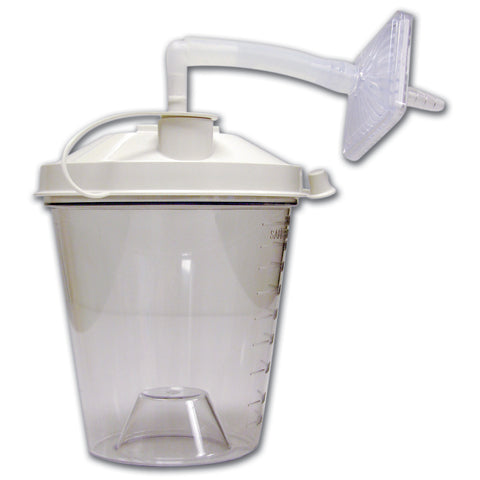 Disposable Suction Canisters, 800CC, Pack of 12- Case