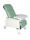 3 Position Heavy Duty Bariatric Geri Chair Recliner, Blue Ridge- Case