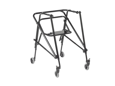 Nimbo 2G Lightweight Posterior Walker with Seat, Extra Large, Emperor Black- each