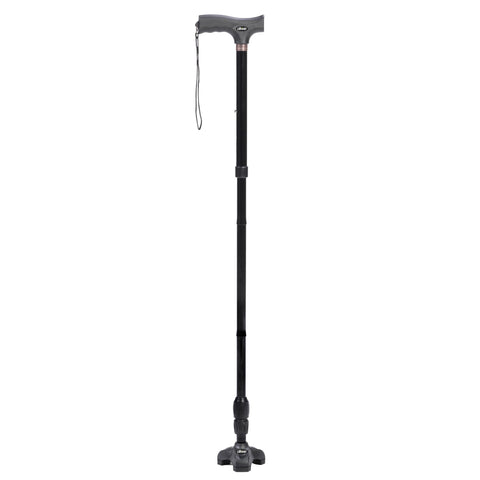 Flex N Go Adjustable Folding Cane with T Handle- each