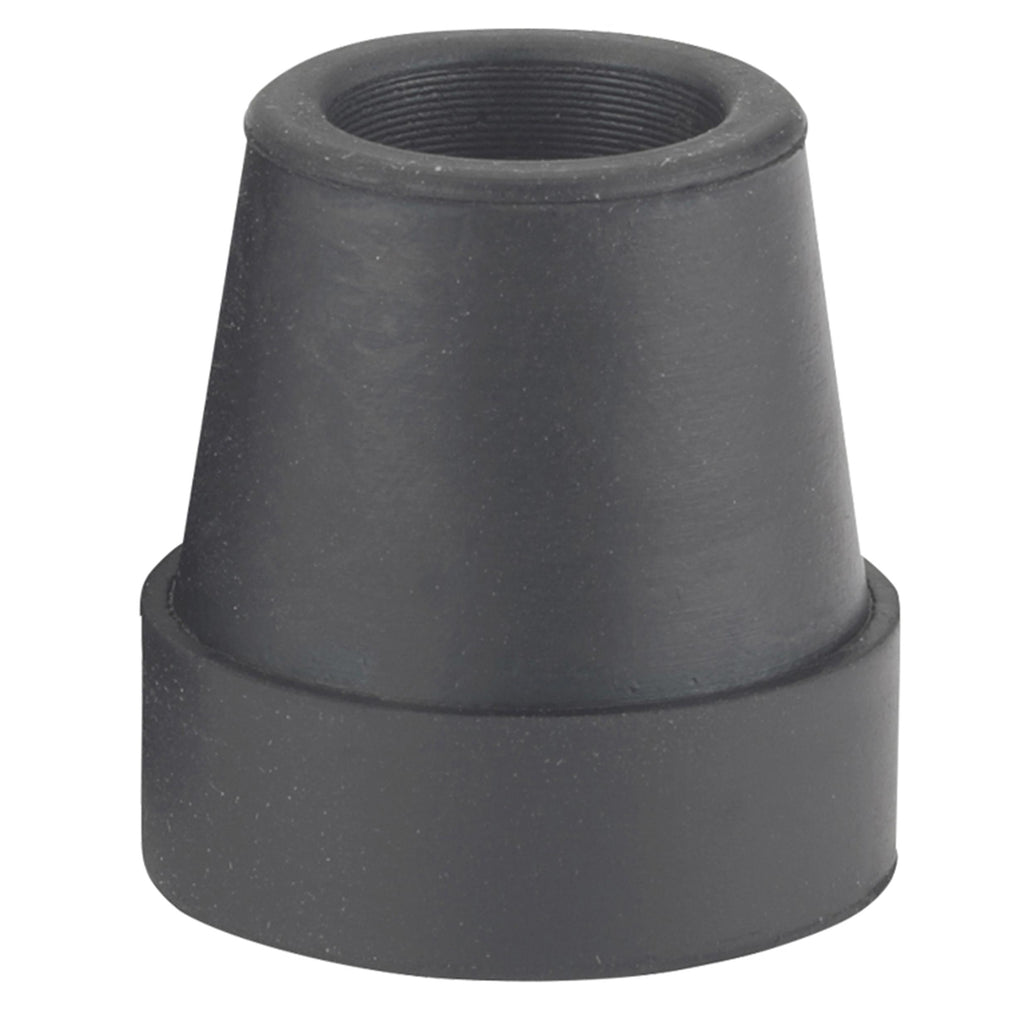 Large Base Quad Cane Tips, 3-4", Black- each