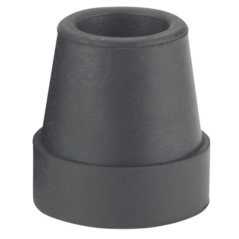 Large Base Quad Cane Tips, 3-4", Black- each