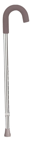 Aluminum Round Handle Cane with Foam Grip- each