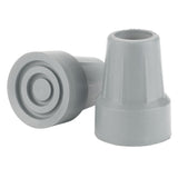Crutch Tips, 7/8", Black, 1 Pair- each