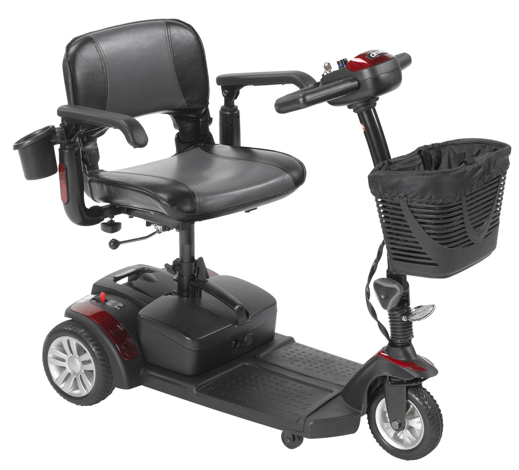 Spitfire EX2 3-Wheel Travel Scooter, Extended Battery- each