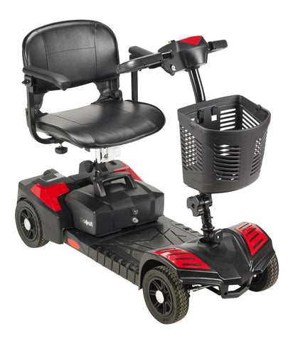 Scout Compact Travel Power Scooter, 4 Wheel, Extended Battery- each