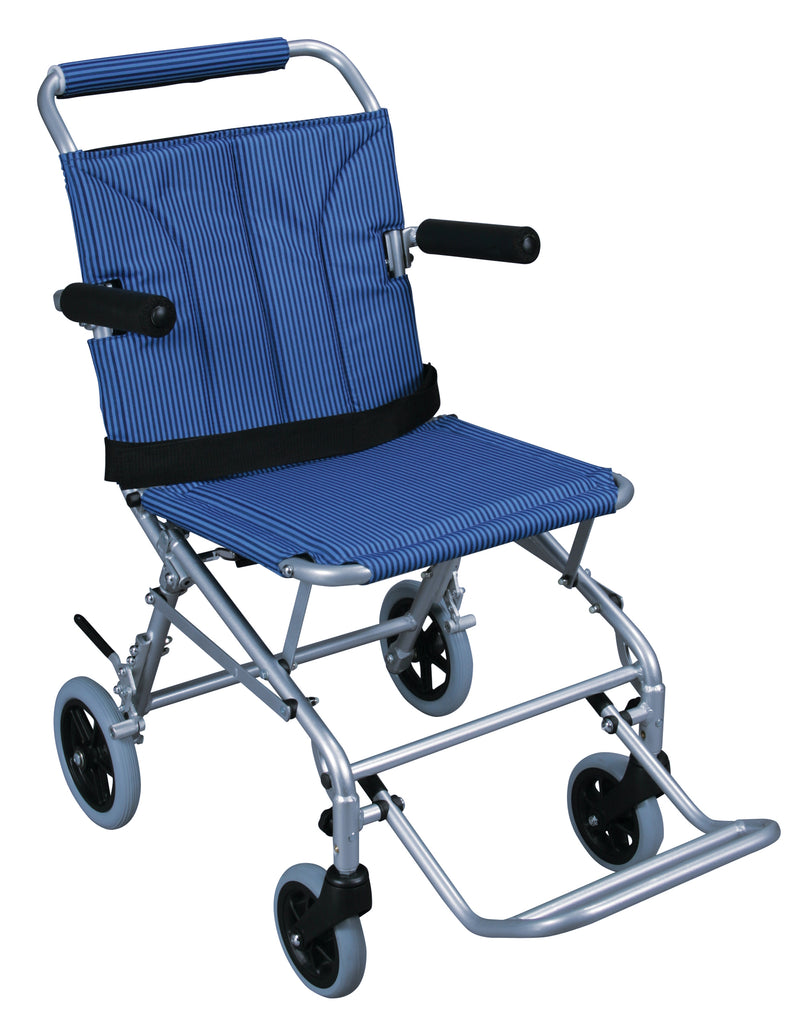 Super Light Folding Transport Wheelchair with Carry Bag- Case
