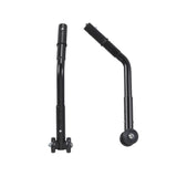 Adjustable Universal Wheelchair Anti Tipper with Wheels, Black, 1 Pair- Box