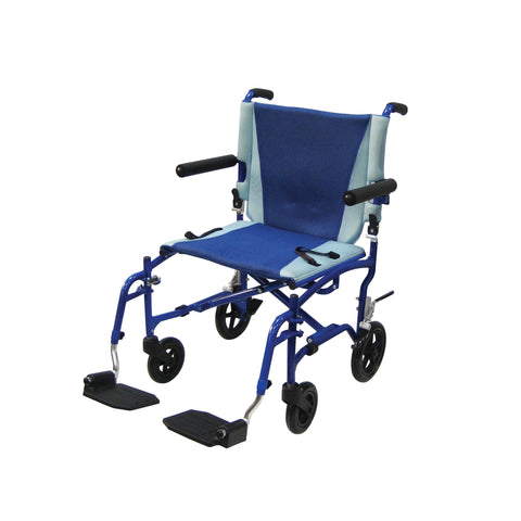 TranSport Aluminum Transport Wheelchair- Case